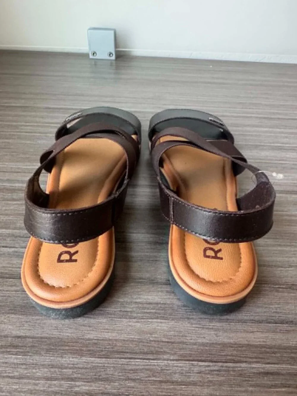 ROAN BY BED STU Theodora Sandals Leather Women $120 in Brown